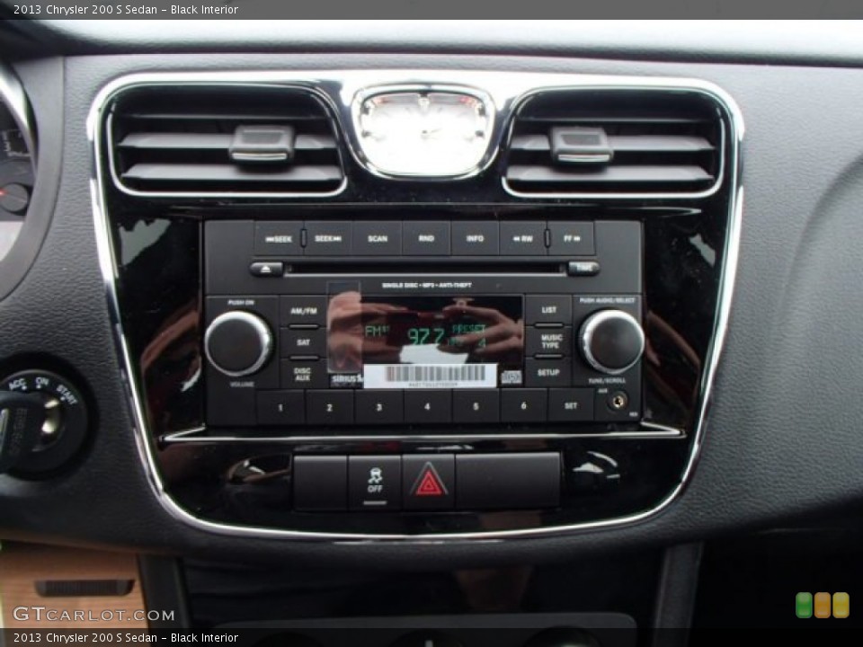 Black Interior Controls for the 2013 Chrysler 200 S Sedan #79851241