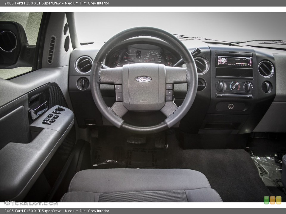 Medium Flint Grey Interior Dashboard for the 2005 Ford F150 XLT SuperCrew #79851444