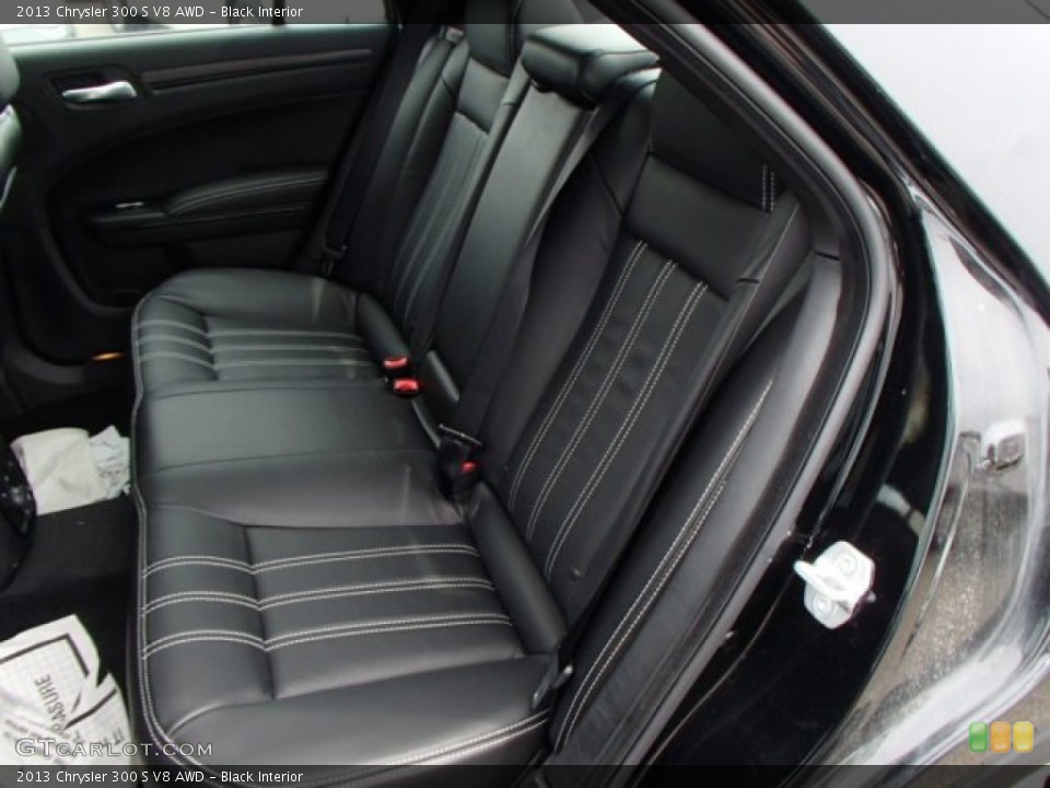 Black Interior Rear Seat for the 2013 Chrysler 300 S V8 AWD #79851514