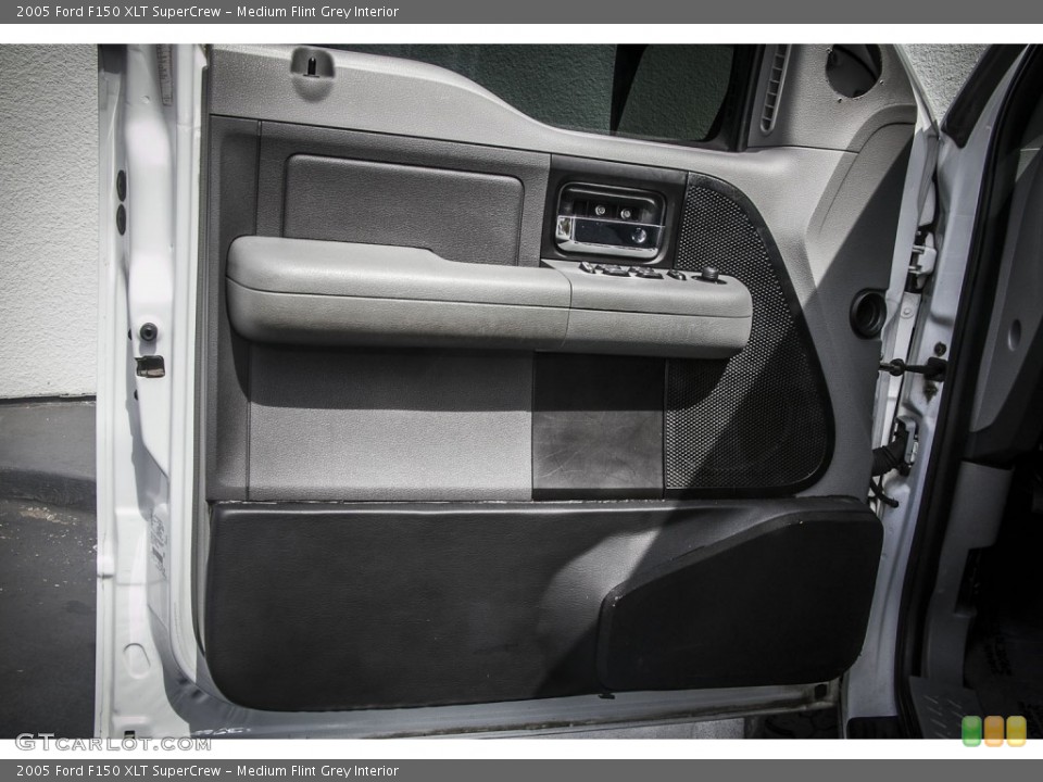 Medium Flint Grey Interior Door Panel for the 2005 Ford F150 XLT SuperCrew #79851913