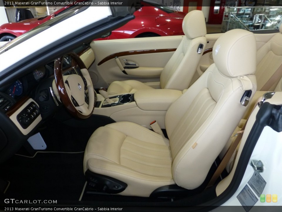 Sabbia Interior Front Seat for the 2013 Maserati GranTurismo Convertible GranCabrio #79851952