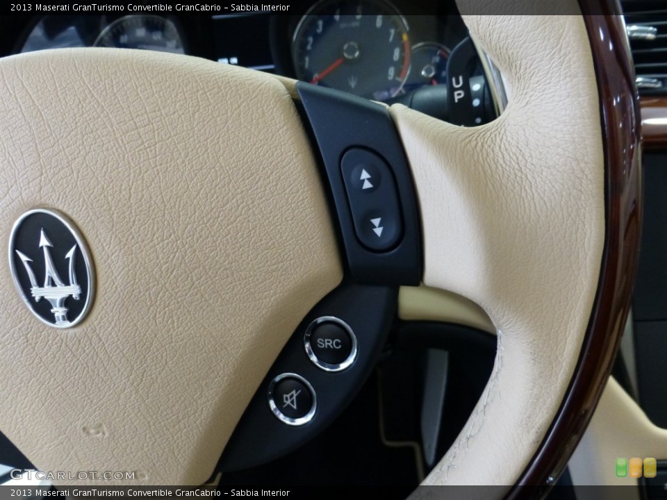 Sabbia Interior Steering Wheel for the 2013 Maserati GranTurismo Convertible GranCabrio #79852348