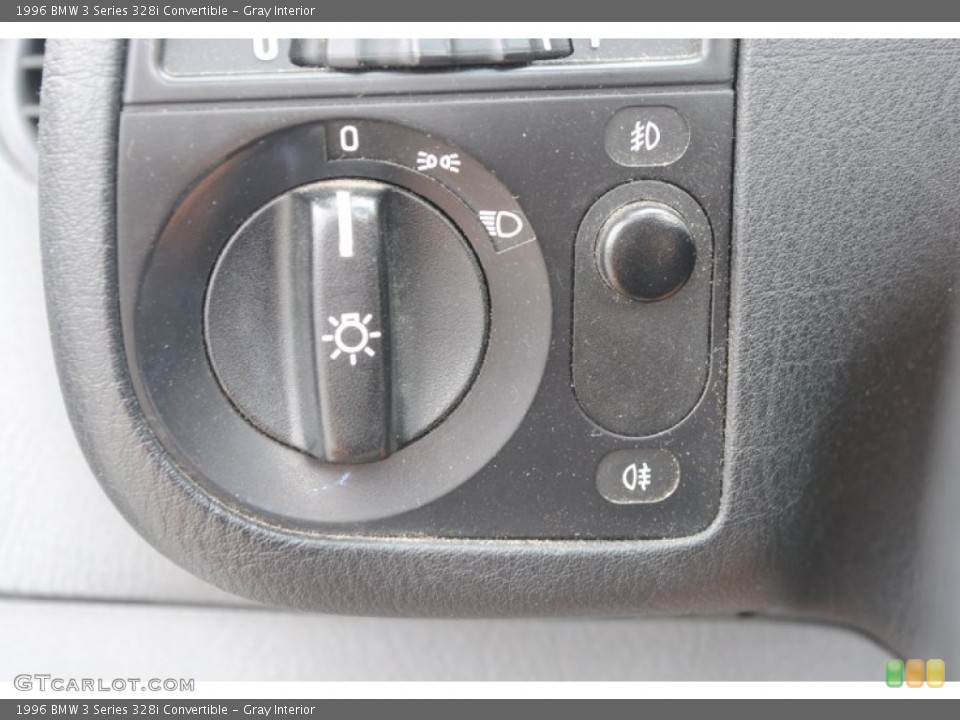 Gray Interior Controls for the 1996 BMW 3 Series 328i Convertible #79852573