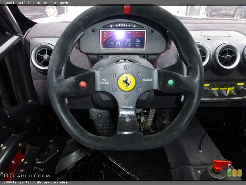 Black Interior Steering Wheel for the 2006 Ferrari F430 Challenge #79854917