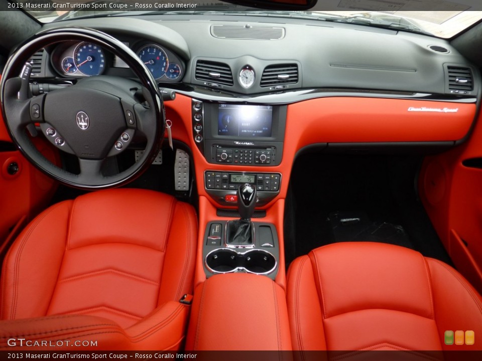 Rosso Corallo Interior Dashboard for the 2013 Maserati GranTurismo Sport Coupe #79856227