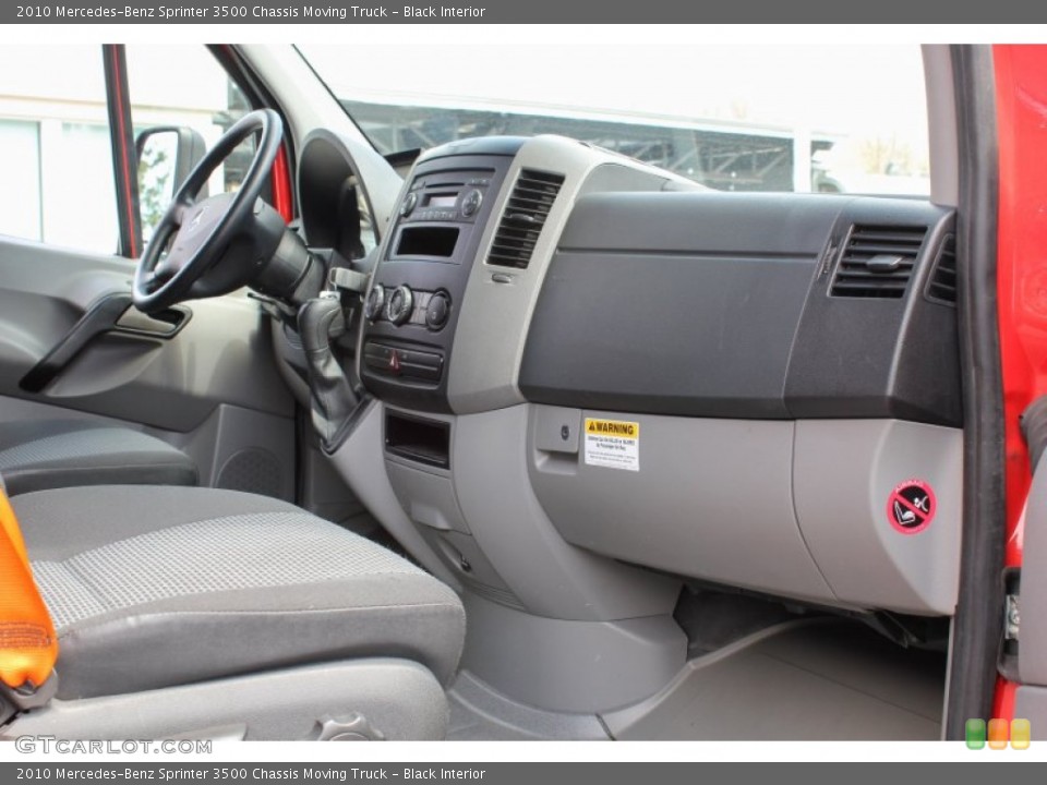 Black Interior Dashboard for the 2010 Mercedes-Benz Sprinter 3500 Chassis Moving Truck #79856355