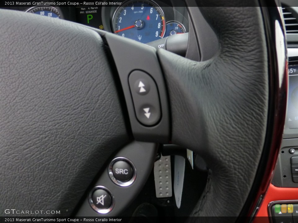 Rosso Corallo Interior Controls for the 2013 Maserati GranTurismo Sport Coupe #79856368