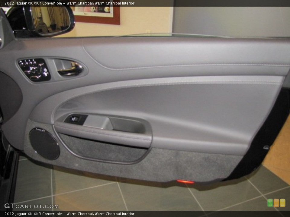 Warm Charcoal/Warm Charcoal Interior Door Panel for the 2012 Jaguar XK XKR Convertible #79856781