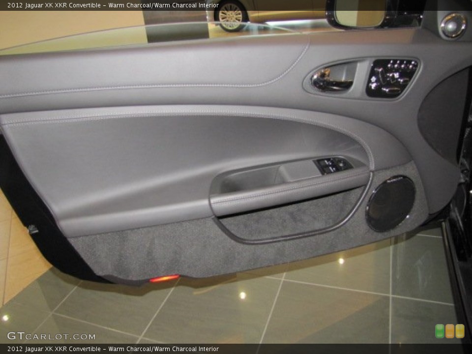 Warm Charcoal/Warm Charcoal Interior Door Panel for the 2012 Jaguar XK XKR Convertible #79856800