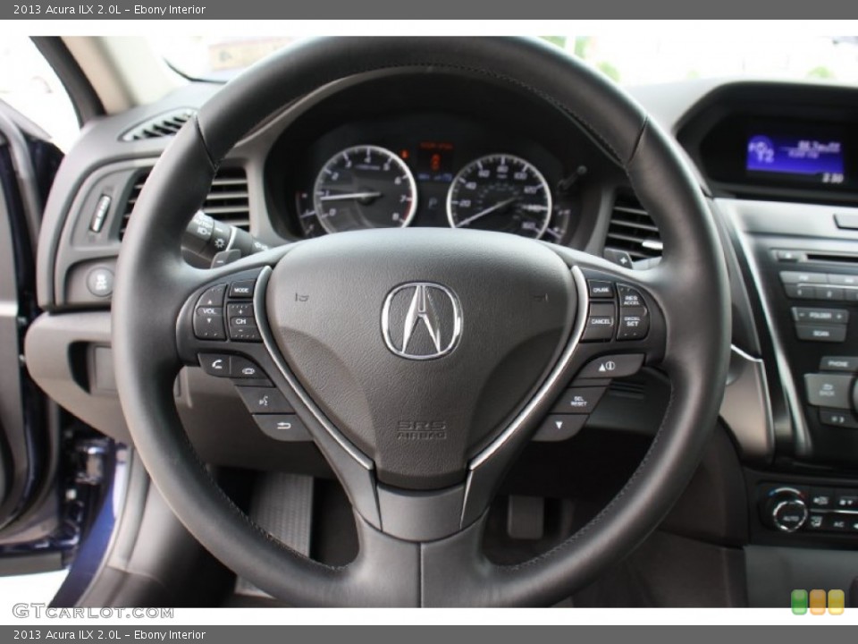 Ebony Interior Steering Wheel for the 2013 Acura ILX 2.0L #79856818