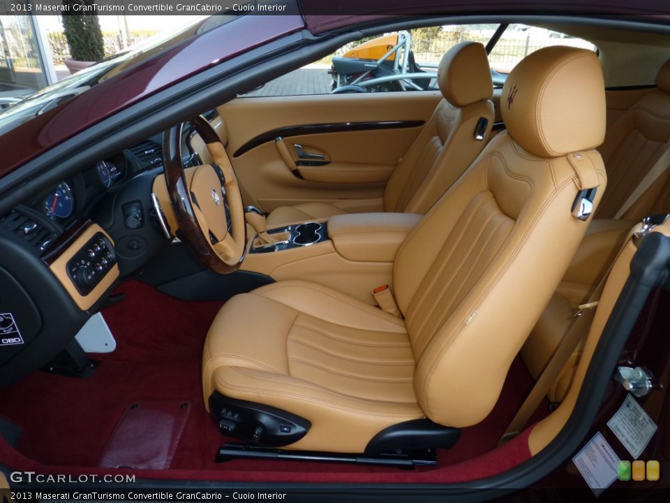 Cuoio Interior Front Seat for the 2013 Maserati GranTurismo Convertible GranCabrio #79857368