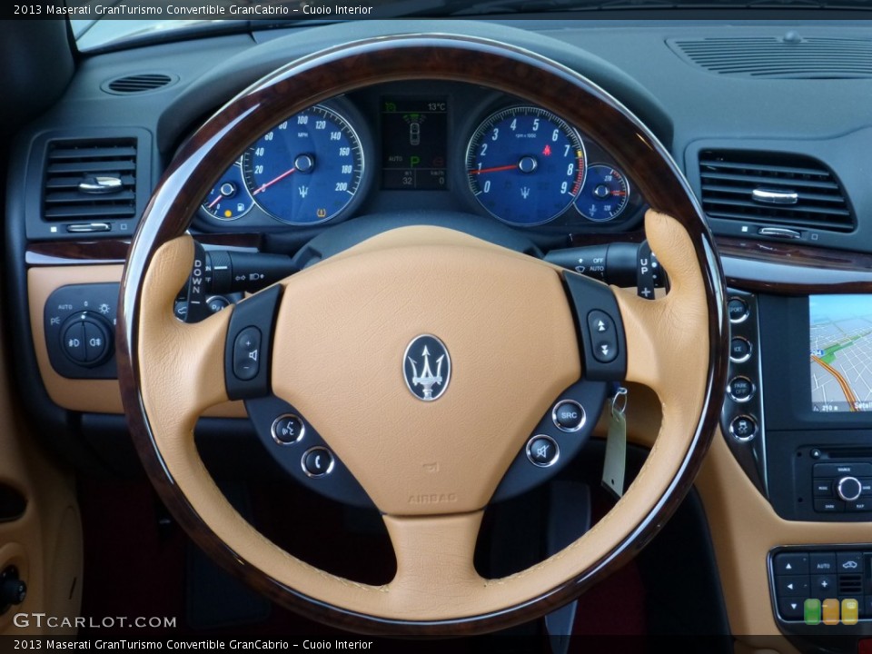 Cuoio Interior Steering Wheel for the 2013 Maserati GranTurismo Convertible GranCabrio #79857541
