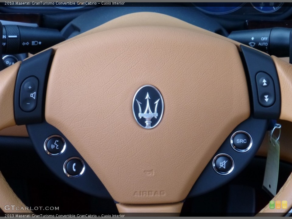 Cuoio Interior Steering Wheel for the 2013 Maserati GranTurismo Convertible GranCabrio #79857614