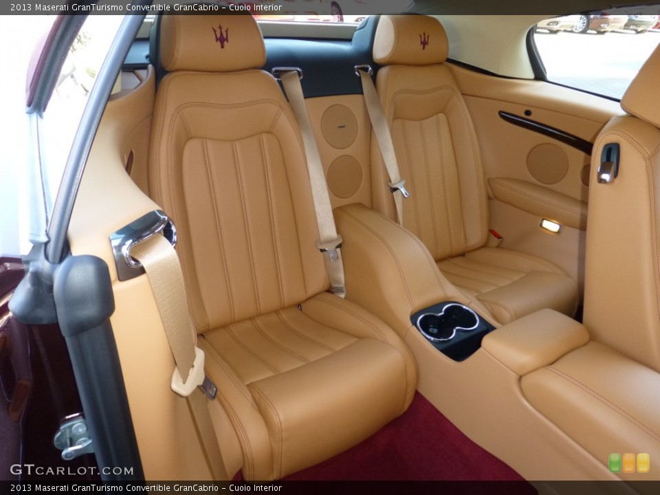 Cuoio Interior Rear Seat for the 2013 Maserati GranTurismo Convertible GranCabrio #79857880
