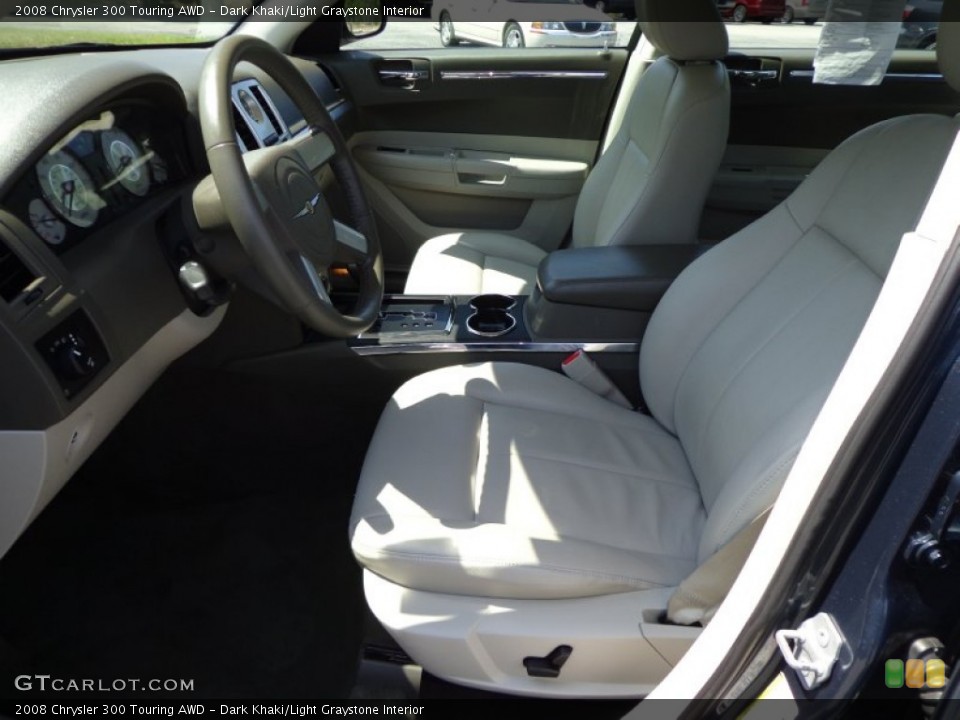 Dark Khaki/Light Graystone Interior Photo for the 2008 Chrysler 300 Touring AWD #79859176