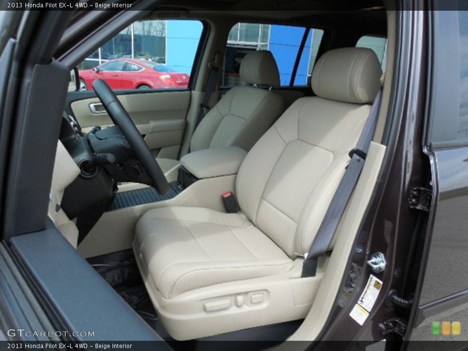 Beige Interior Photo for the 2013 Honda Pilot EX-L 4WD #79862171