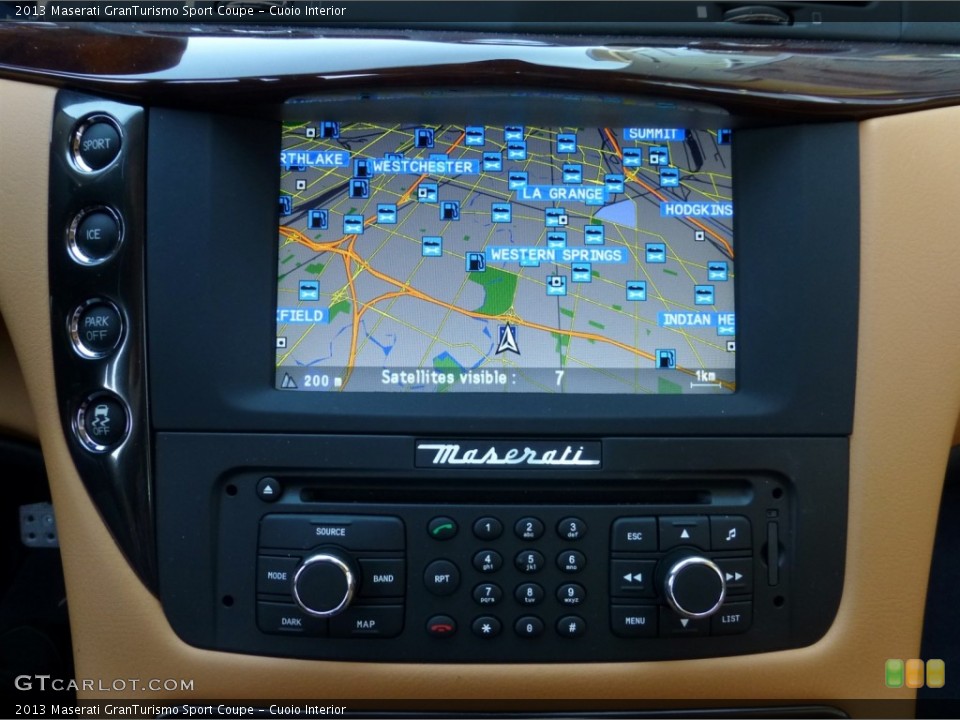 Cuoio Interior Navigation for the 2013 Maserati GranTurismo Sport Coupe #79862179