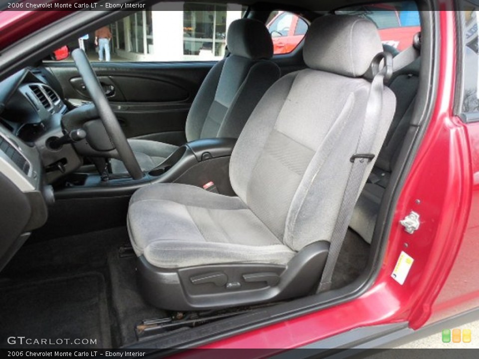 Ebony Interior Front Seat for the 2006 Chevrolet Monte Carlo LT #79863678