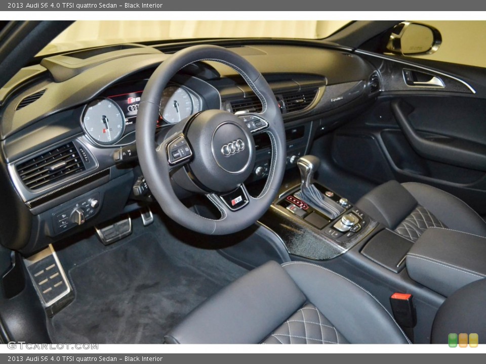 Black Interior Prime Interior for the 2013 Audi S6 4.0 TFSI quattro Sedan #79864443