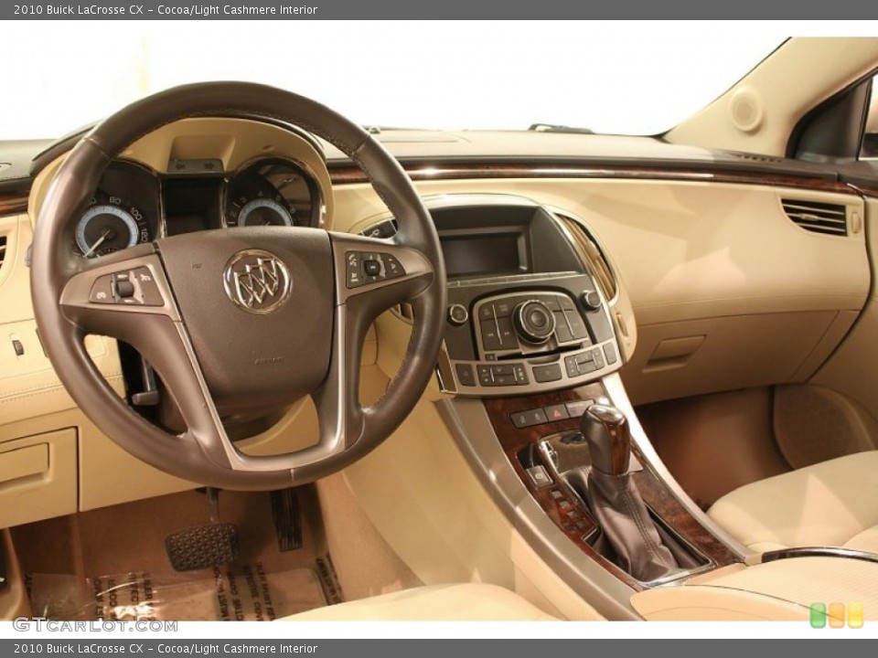 Cocoa/Light Cashmere Interior Dashboard for the 2010 Buick LaCrosse CX #79865900