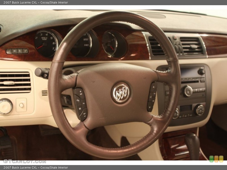Cocoa/Shale Interior Steering Wheel for the 2007 Buick Lucerne CXL #79866170