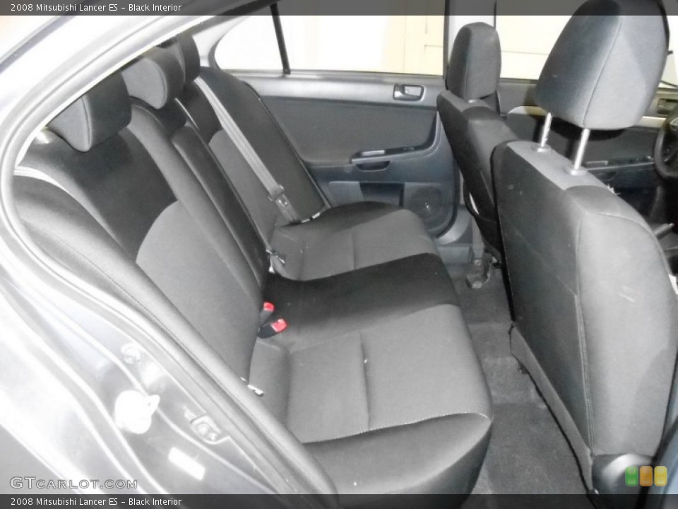 Black Interior Rear Seat for the 2008 Mitsubishi Lancer ES #79866787