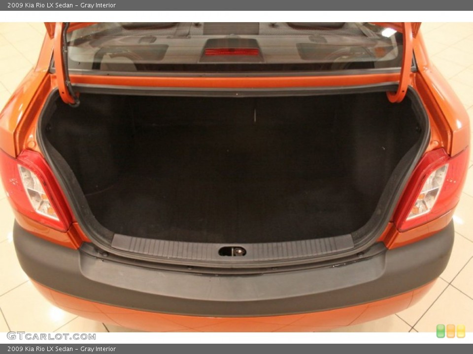Gray Interior Trunk for the 2009 Kia Rio LX Sedan #79866796