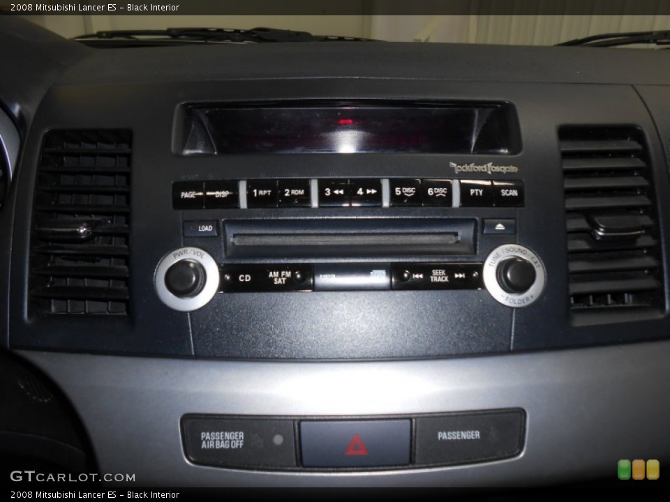 Black Interior Controls for the 2008 Mitsubishi Lancer ES #79866874