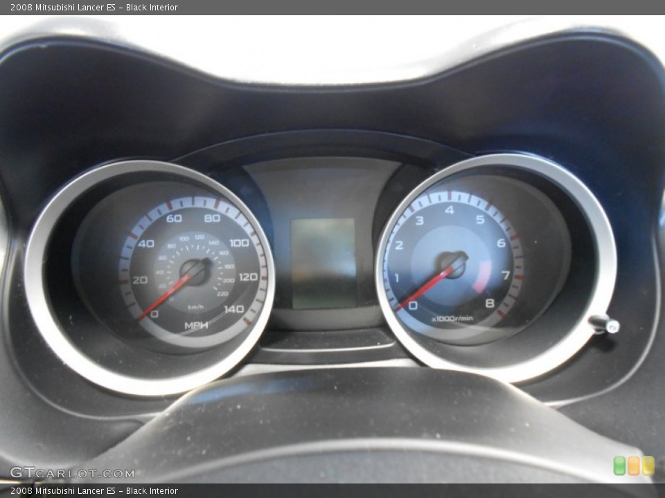 Black Interior Gauges for the 2008 Mitsubishi Lancer ES #79866922