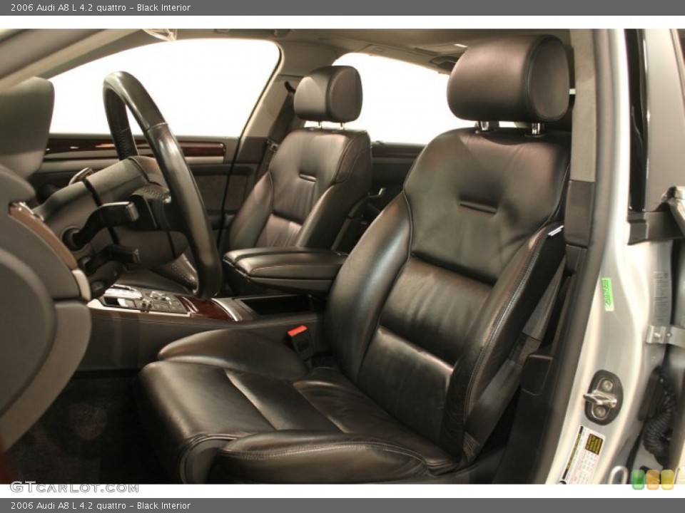 Black Interior Front Seat for the 2006 Audi A8 L 4.2 quattro #79867470