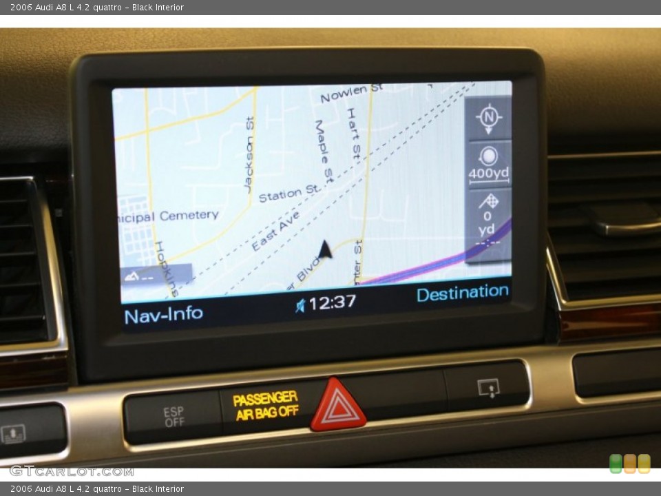 Black Interior Navigation for the 2006 Audi A8 L 4.2 quattro #79867595