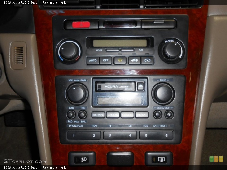 Parchment Interior Controls for the 1999 Acura RL 3.5 Sedan #79868065