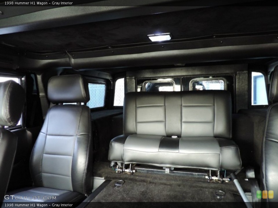 Gray Interior Rear Seat for the 1998 Hummer H1 Wagon #79873092