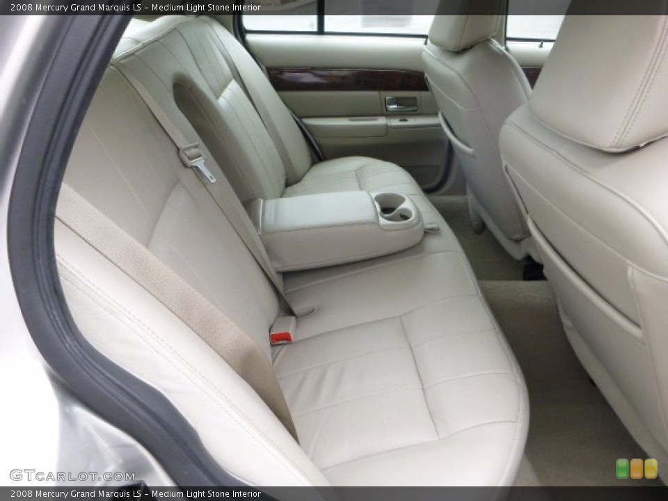 Medium Light Stone Interior Rear Seat for the 2008 Mercury Grand Marquis LS #79875383