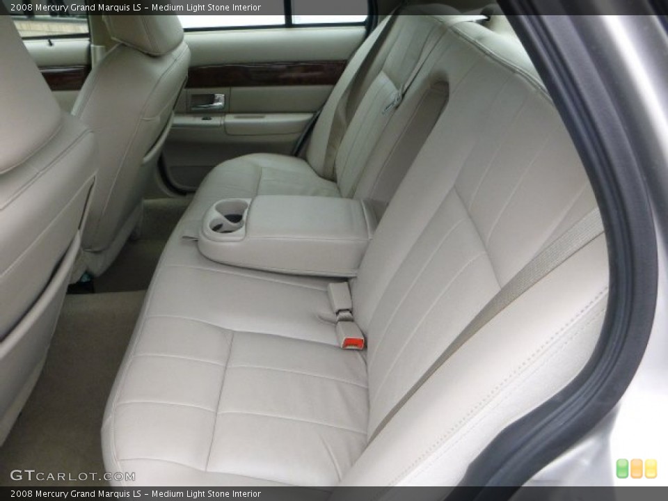 Medium Light Stone Interior Rear Seat for the 2008 Mercury Grand Marquis LS #79875444