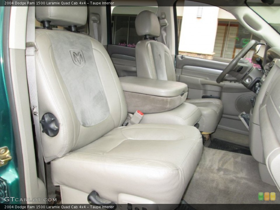 Taupe Interior Photo for the 2004 Dodge Ram 1500 Laramie Quad Cab 4x4 #79875952