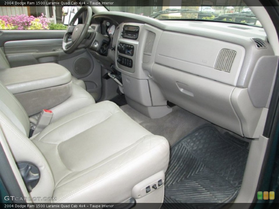 Taupe Interior Dashboard for the 2004 Dodge Ram 1500 Laramie Quad Cab 4x4 #79875993
