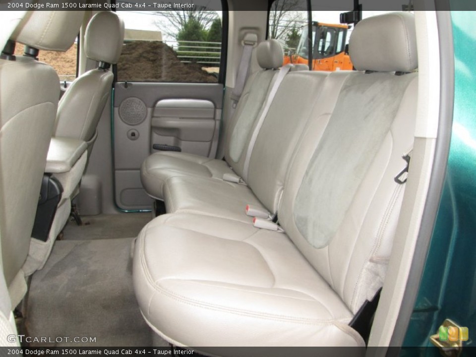 Taupe Interior Rear Seat for the 2004 Dodge Ram 1500 Laramie Quad Cab 4x4 #79876015