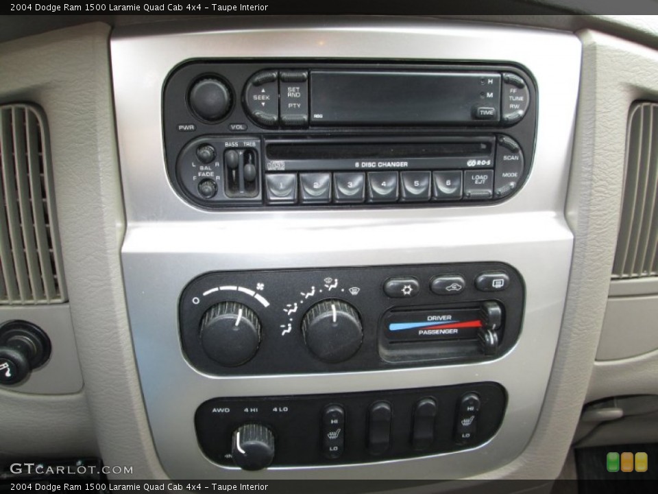 Taupe Interior Controls for the 2004 Dodge Ram 1500 Laramie Quad Cab 4x4 #79876062
