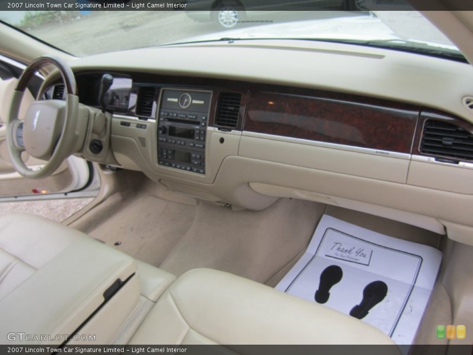 Light Camel Interior Dashboard for the 2007 Lincoln Town Car Signature Limited #79876425