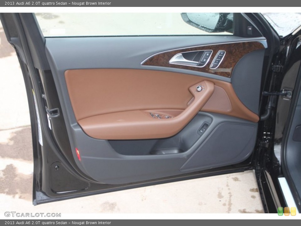 Nougat Brown Interior Door Panel for the 2013 Audi A6 2.0T quattro Sedan #79877324