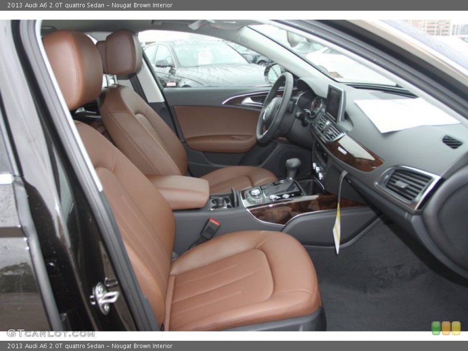 Nougat Brown Interior Photo for the 2013 Audi A6 2.0T quattro Sedan #79877520