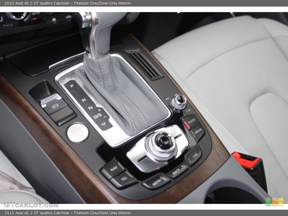 Titanium Grey/Steel Grey Interior Controls for the 2013 Audi A5 2.0T quattro Cabriolet #79878388