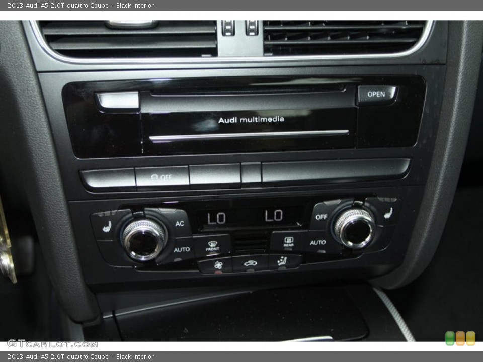 Black Interior Controls for the 2013 Audi A5 2.0T quattro Coupe #79880337