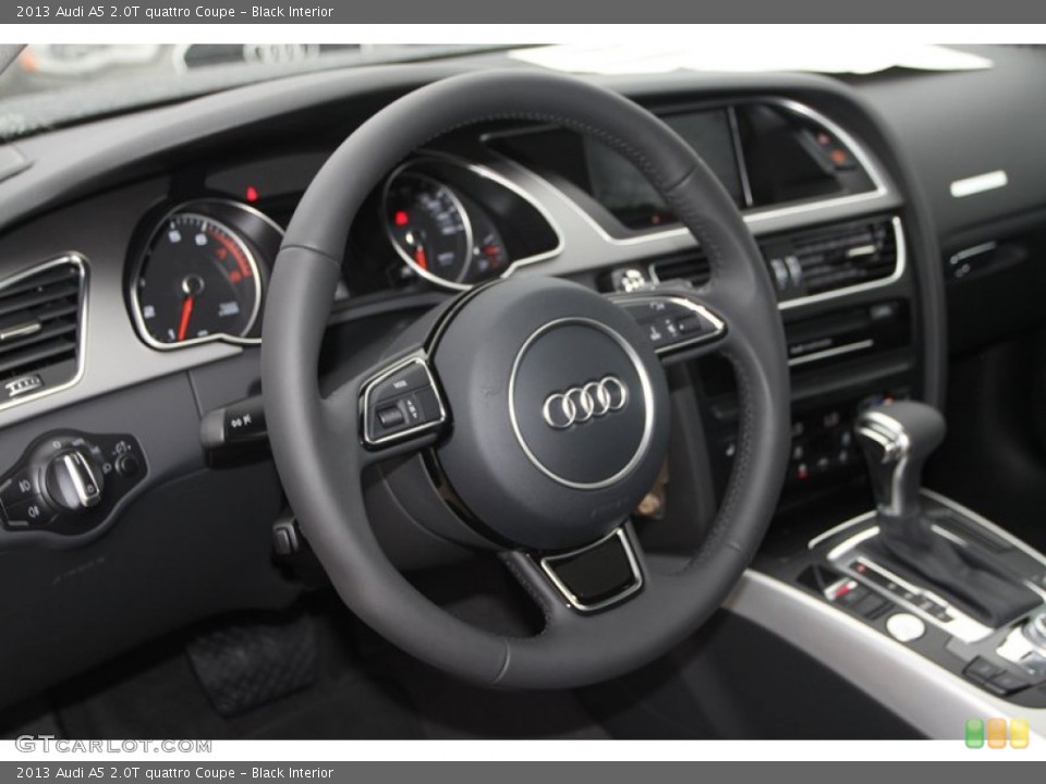 Black Interior Steering Wheel for the 2013 Audi A5 2.0T quattro Coupe #79880379