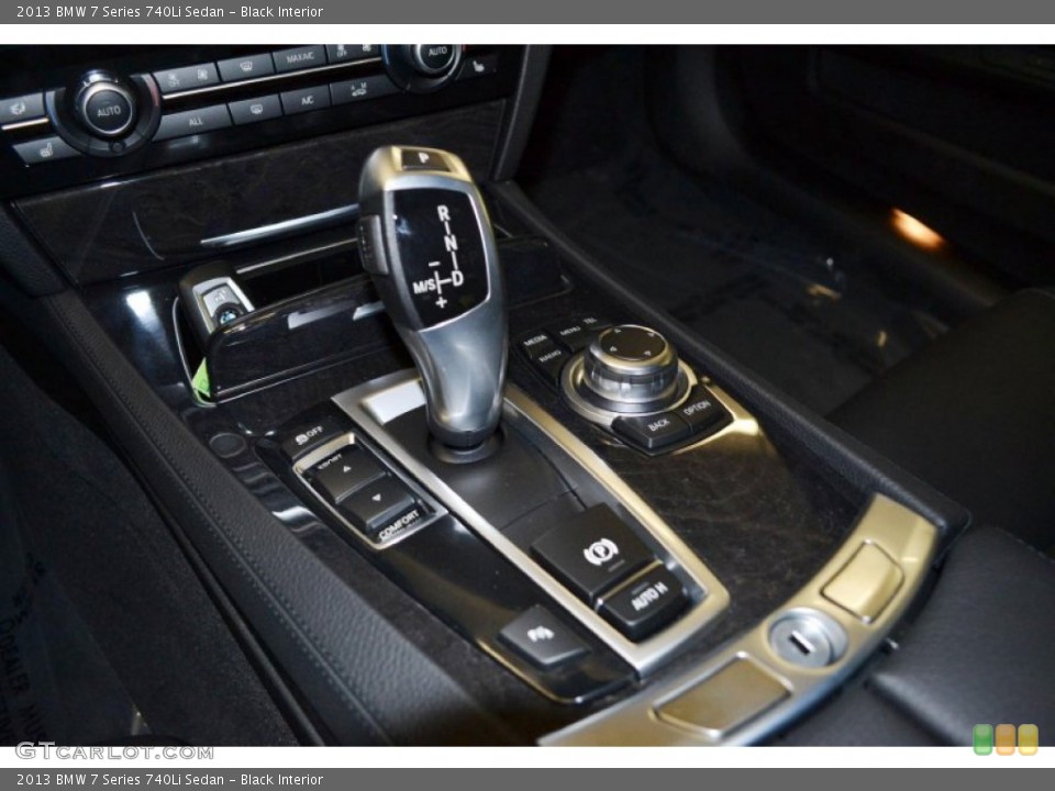 Black Interior Transmission for the 2013 BMW 7 Series 740Li Sedan #79883610