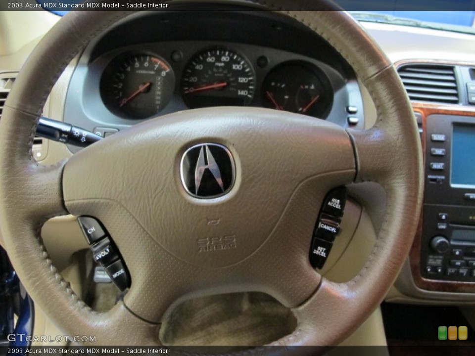 Saddle Interior Steering Wheel for the 2003 Acura MDX  #79887976