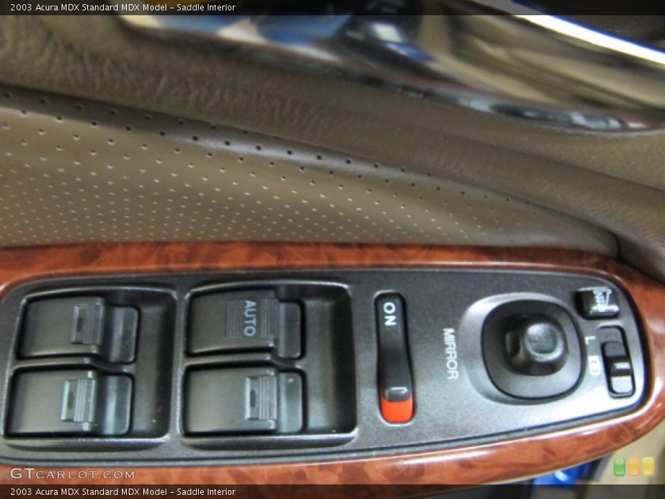 Saddle Interior Controls for the 2003 Acura MDX  #79888085