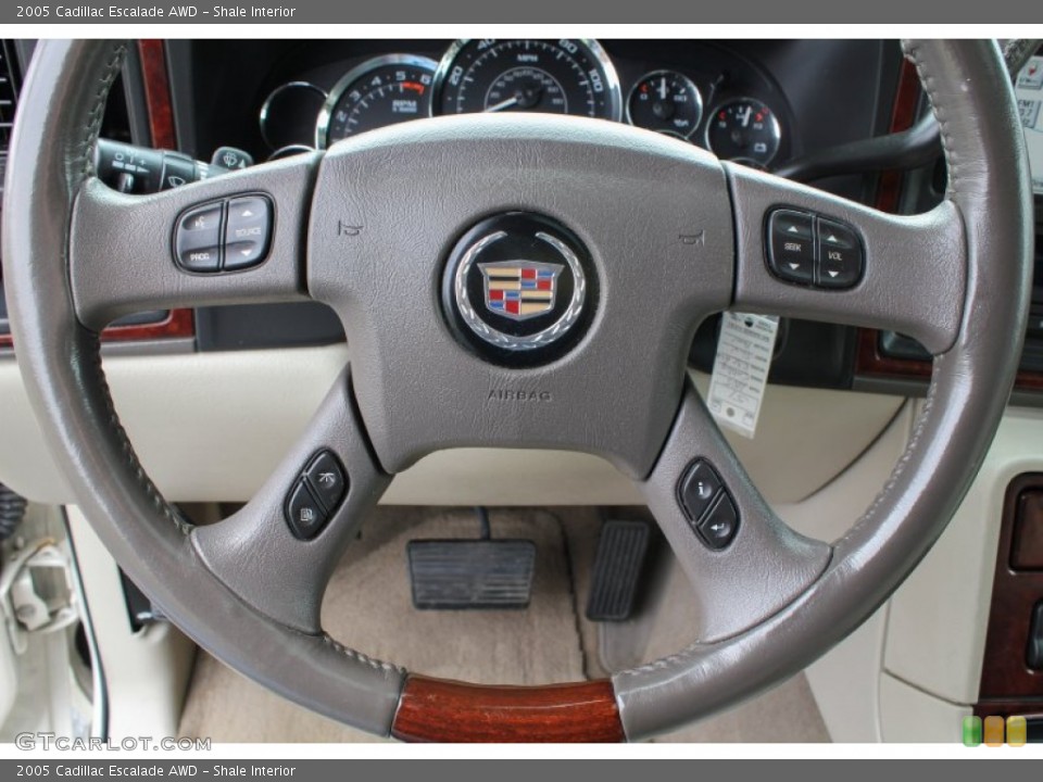 Shale Interior Steering Wheel for the 2005 Cadillac Escalade AWD #79891209