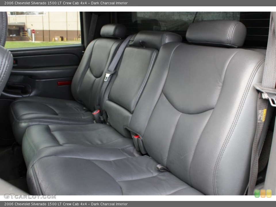 Dark Charcoal Interior Rear Seat for the 2006 Chevrolet Silverado 1500 LT Crew Cab 4x4 #79891686